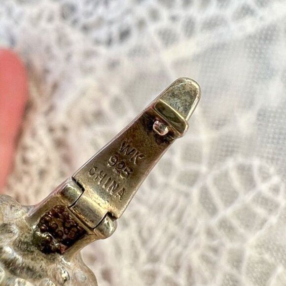 Vintage Whitney Kelly Large Golden Tiger Eye & Sterling Pendant - Picture 6 of 14